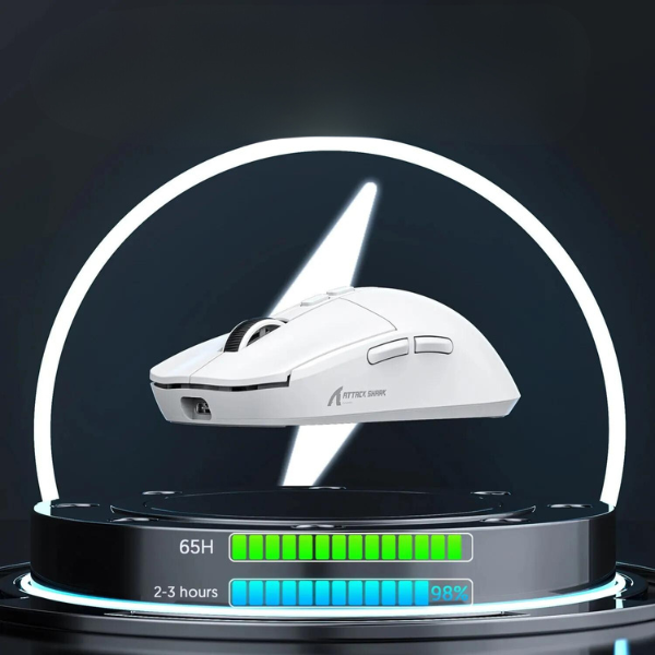 Mouse sem Fio com Base de Carregamento