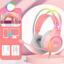 Fone de Ouvido Headset Rgb com Microfone