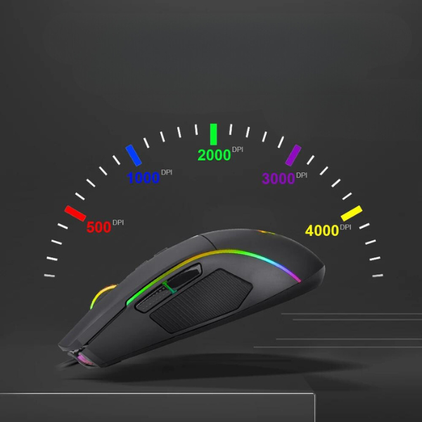 Mouse Ergonômico Rgb