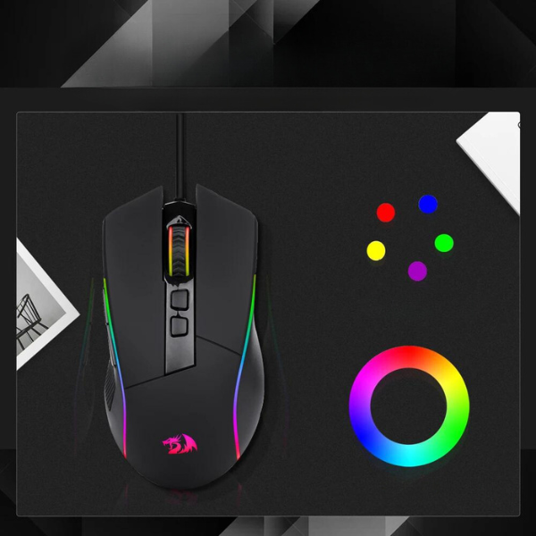 Mouse Ergonômico Rgb