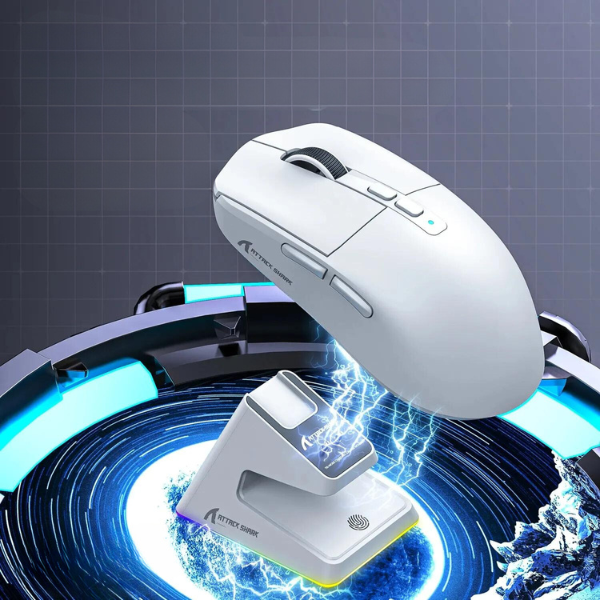 Mouse sem Fio com Base de Carregamento