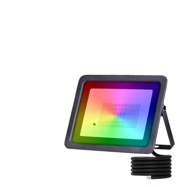 Refletor LED RGB Inteligente com Controle Remoto