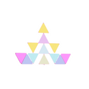 Lâmpadas de Parede Triangulares Led