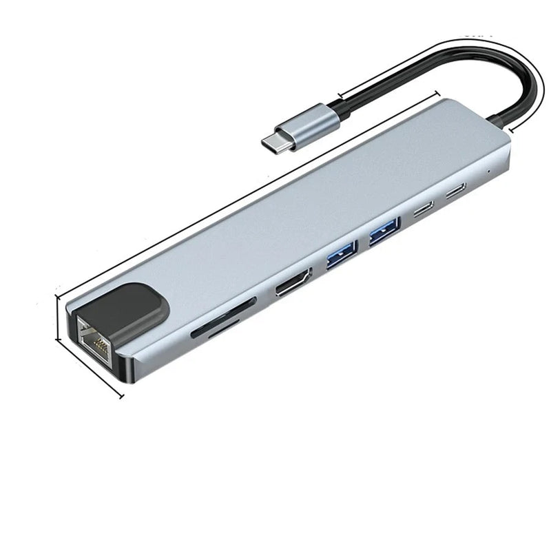Adaptador 8 em 1