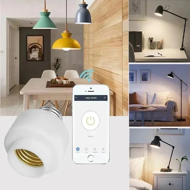 Adaptador de Lâmpada Inteligente com Controle Wi-Fi