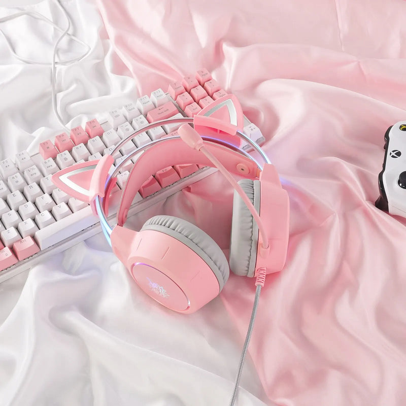 Fone de Ouvido Headset Rgb com Microfone